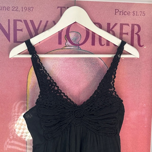 VINTAGE BLACK DRESS - Picture 2 of 4